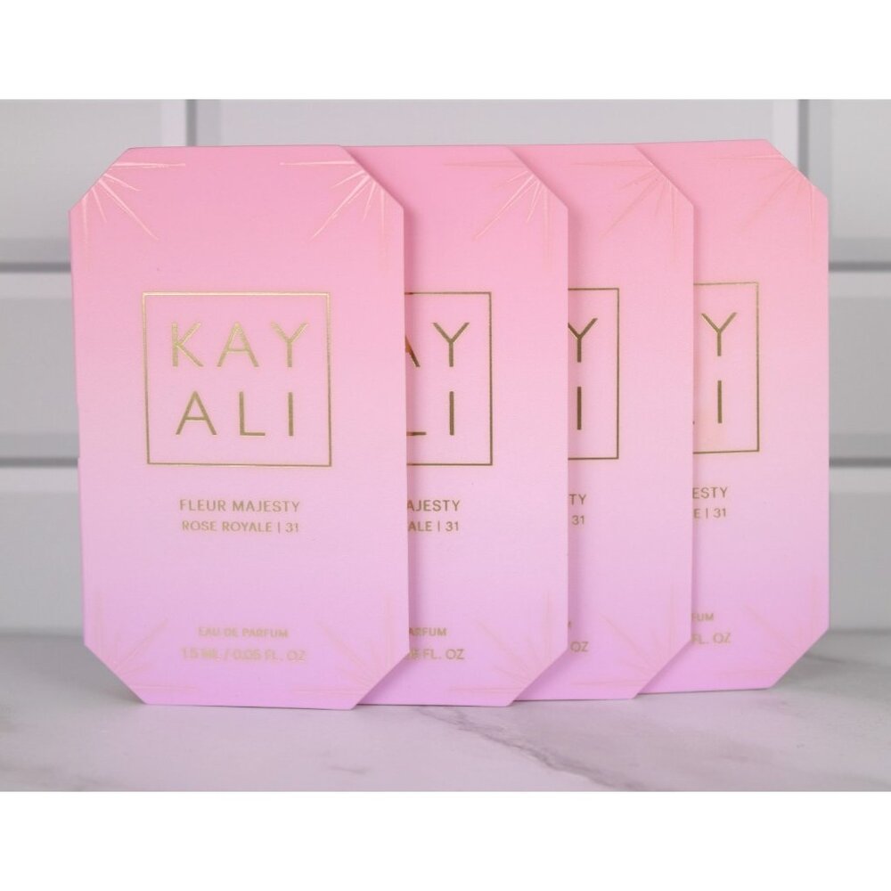 4 X KAYALI Fleur Majesty Rose Royale 31 Eau De Parfum 1.5mL Sample Spray - Picture 2 of 6